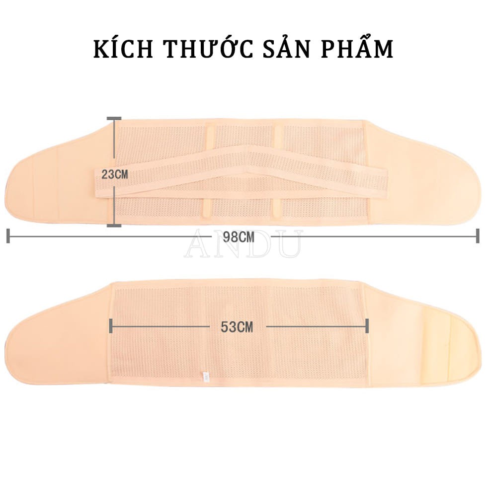Gen Nịt Bụng Giảm Mỡ, Đai Nịt Dán Định Hình Eo Thon Siêu Tiện Lợi, Hiệu Quả