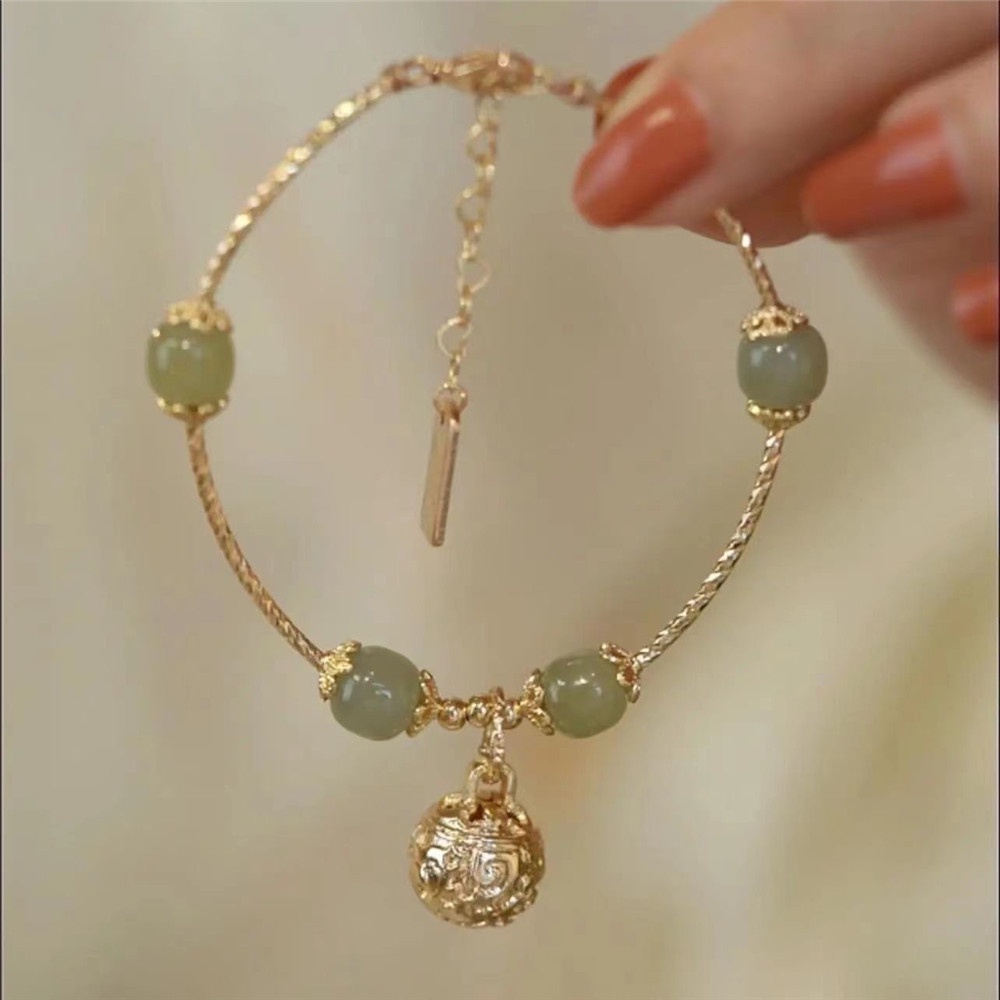 Vòng Tay Hở Đính Chuông Pha Lê Thời Trang Nữ Tính