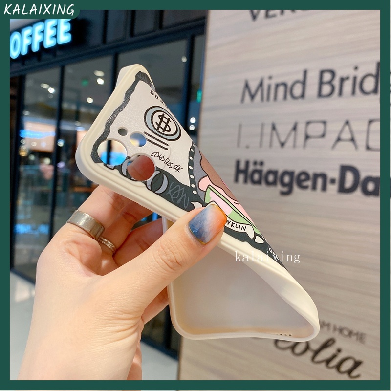 Ốp Điện Thoại Mềm Hình Vuông Bảo Vệ Ống Kính Máy Ảnh Cho iPhone 13 / 12 / 11 Pro Max 12Mini 13Mini Xs Max XR