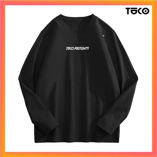 Áo thun DÀI TAY đen basic TUCO form rộng oversize unisex nam nữ nỉ dày dặn không xù local brand ,phông cotton tay dài