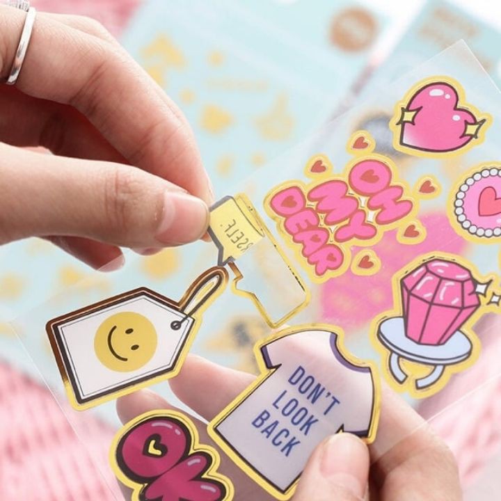 Miếng Dán Trang Trí Sticker Trang Trí Điện Thoại, Laptop, Scrapbook, Album, Nhật ký và Đồ dùng Cá Nhân