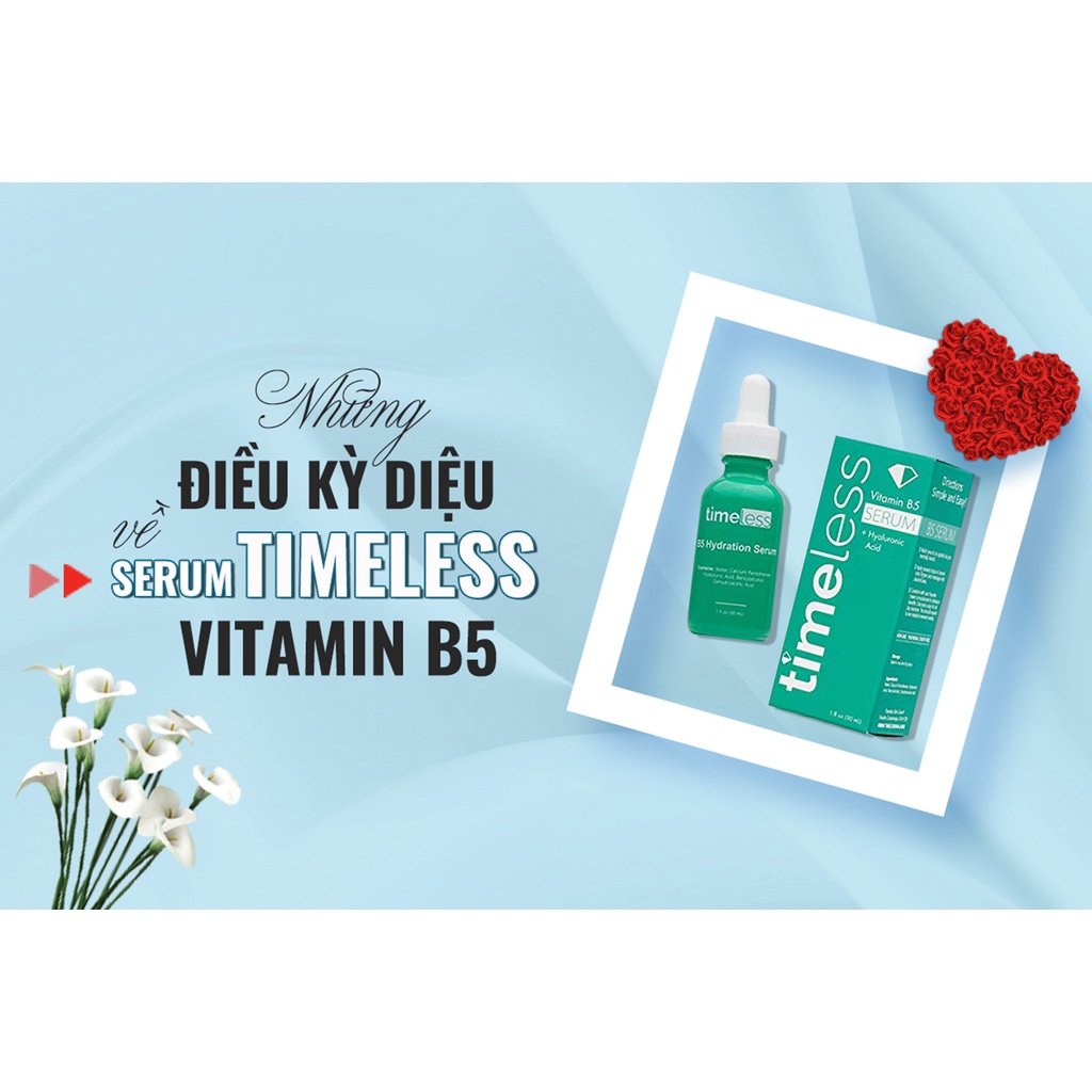 Serum phục hồi da Timeless Vitamin B5 + Hyaluronic Acid 30ml