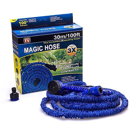 Vòi xịt Magic Hose giãn nở đa năng lên tới 30m dùng tưới cây, rửa xe, phun nước,...