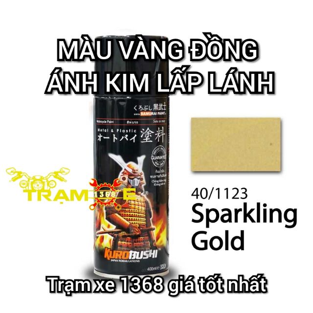 SƠN SAMURAI SƠN XỊT MÀU VÀNG ĐỒNG ÁNH KIM LẤP LÁNH 1123