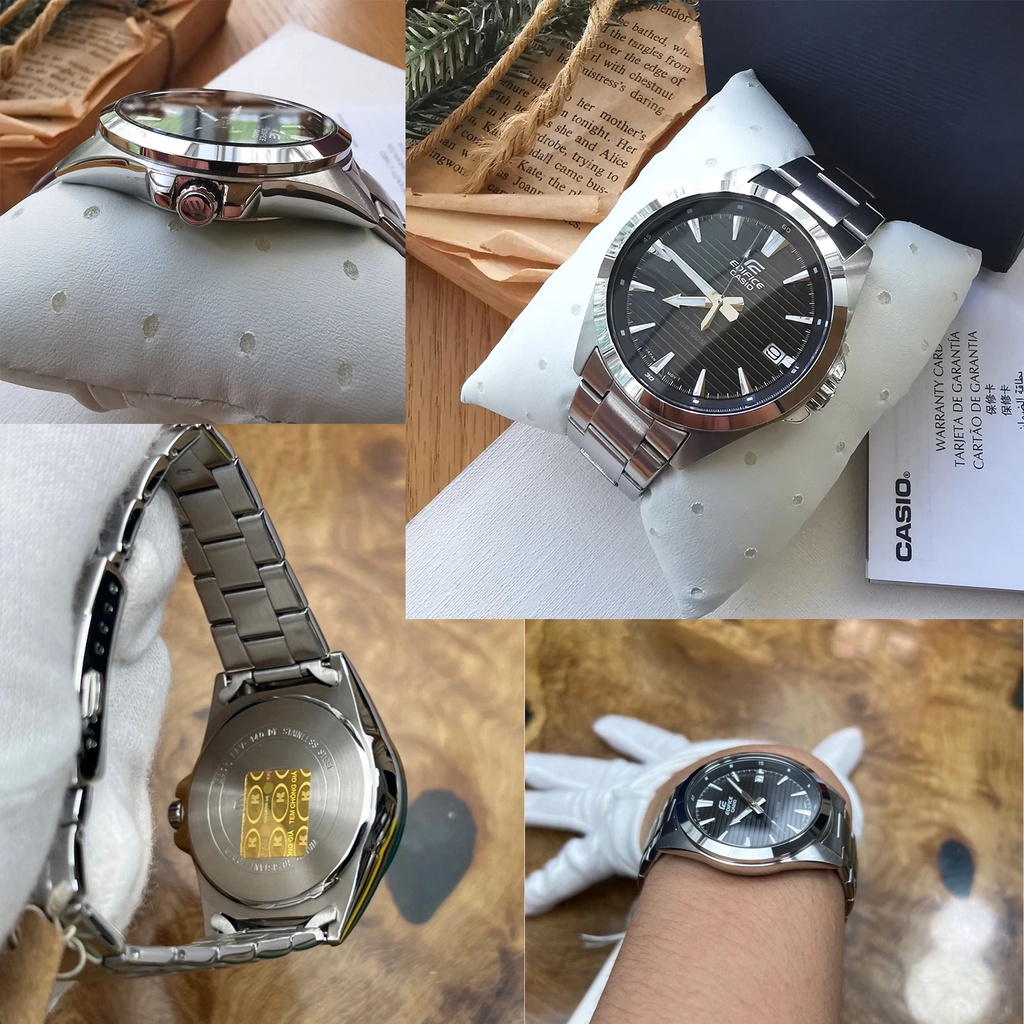 Đồng hồ nam Casio EDIFICE dây kim loại EFV-140D-1AVUDF chính hãng