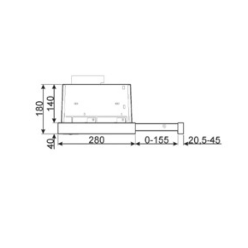 [FREESHIP HCM] Máy hút mùi âm tủ Hafele KSET92E 536.84.872 - Màu Bạc - Công Suất 304 m3/h