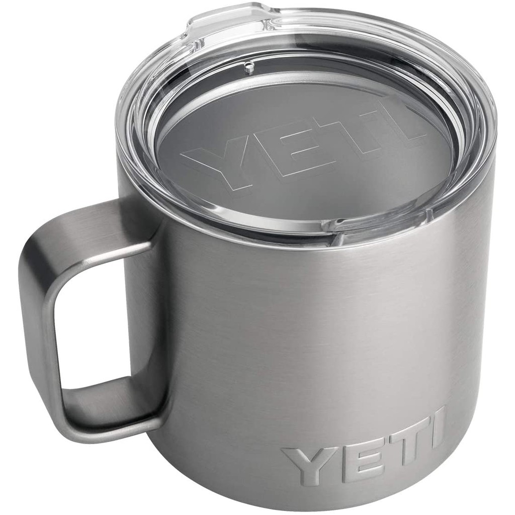 Ly giữ nhiệt Yeti chính hãng Mỹ Rambler 14 oz Mug , cốc giữ nhiệt có quai và nắp bản tiêu chuẩn luckily1702