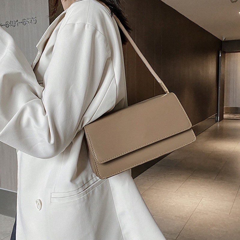 Túi Da Đeo Vai Màu Trơn In Họa Tiết Thời Trang Dành Cho Nữ