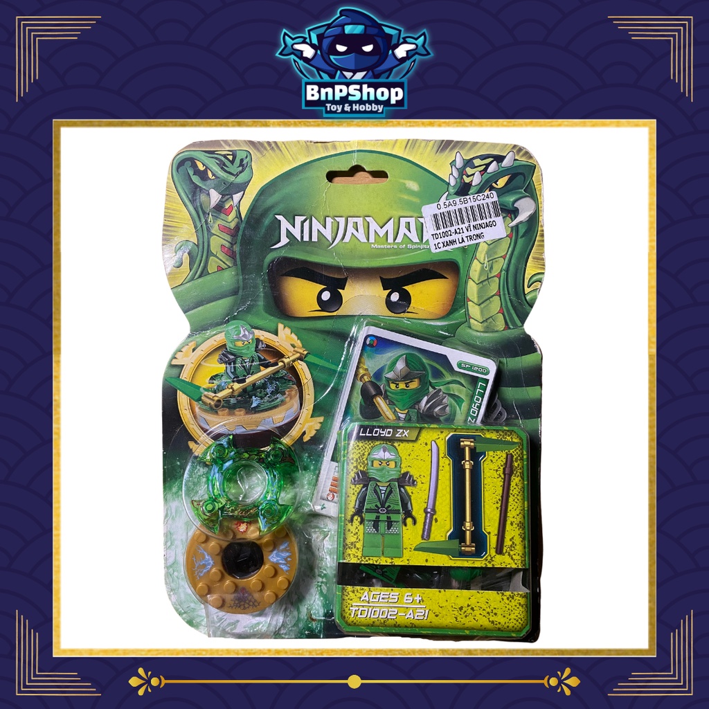 [NINJAGO] VỈ LLOYD ZX - Kèm SP, vũ khí và thẻ bài | Hàng cổ