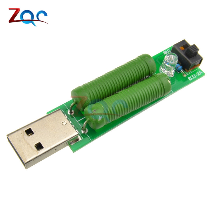 USB xả điện 2A/1A với công tắc đèn LED xanh 2S