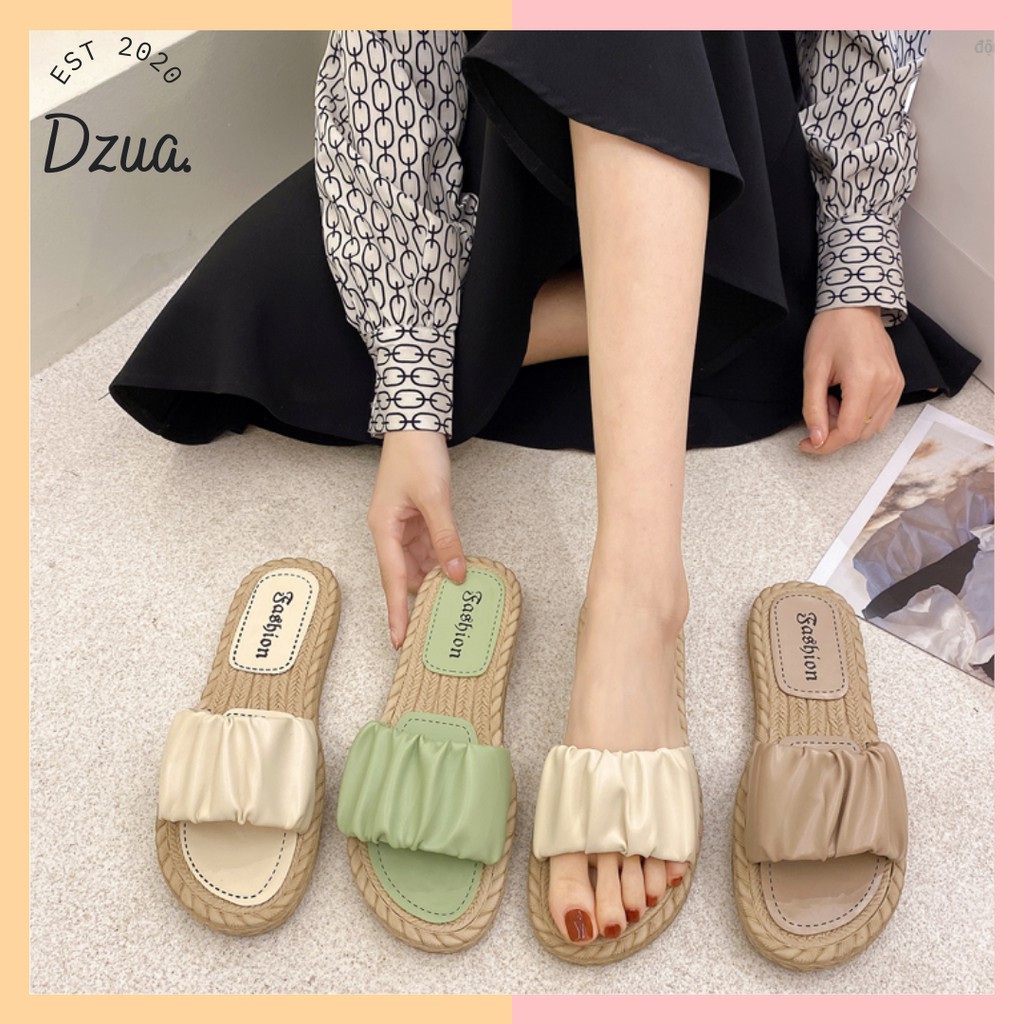 DÉP ULZZANG ĐI BIỂN HÈ QUAI BÈO NHÚN