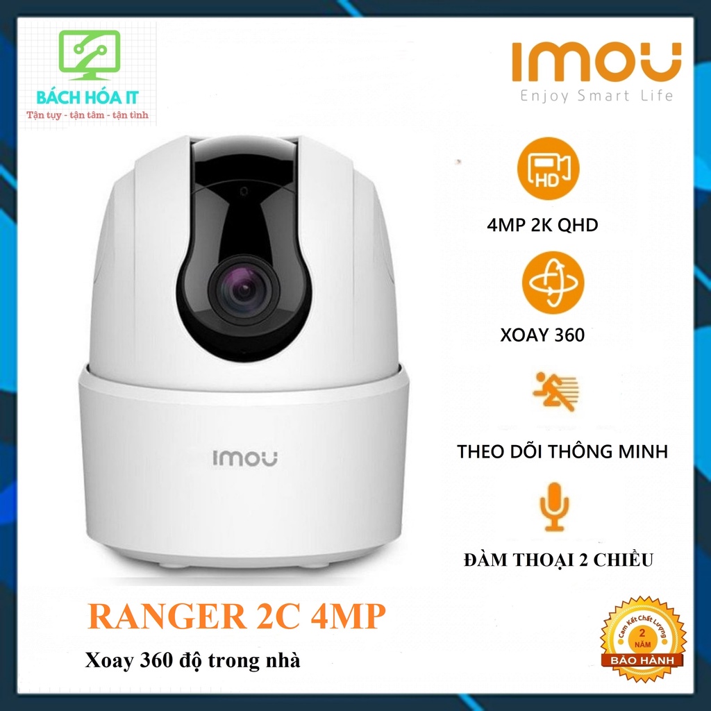 Camera IP WIFI IMOU RANGER 2C IPC-TA22CP quay quét, chính hãng, bảo hành 24 tháng