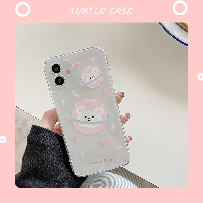 Ốp điện thoại TPU trong suốt thời trang cho iPhone 7 12 Mini 11 Pro Max Xs Max Xr 6s 8 7plus 12 Pro Max
