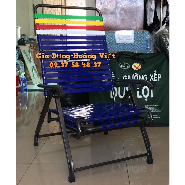 Ghế Bố Dây Nhựa Siêu Chắc, Siêu Thoáng, Chịu Lực 120Kg