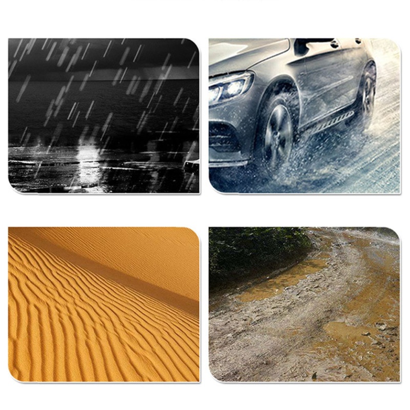SUN 2x Tire Traction Mat Recovery Track Portable Emergency Devices for Snow Ice Mud