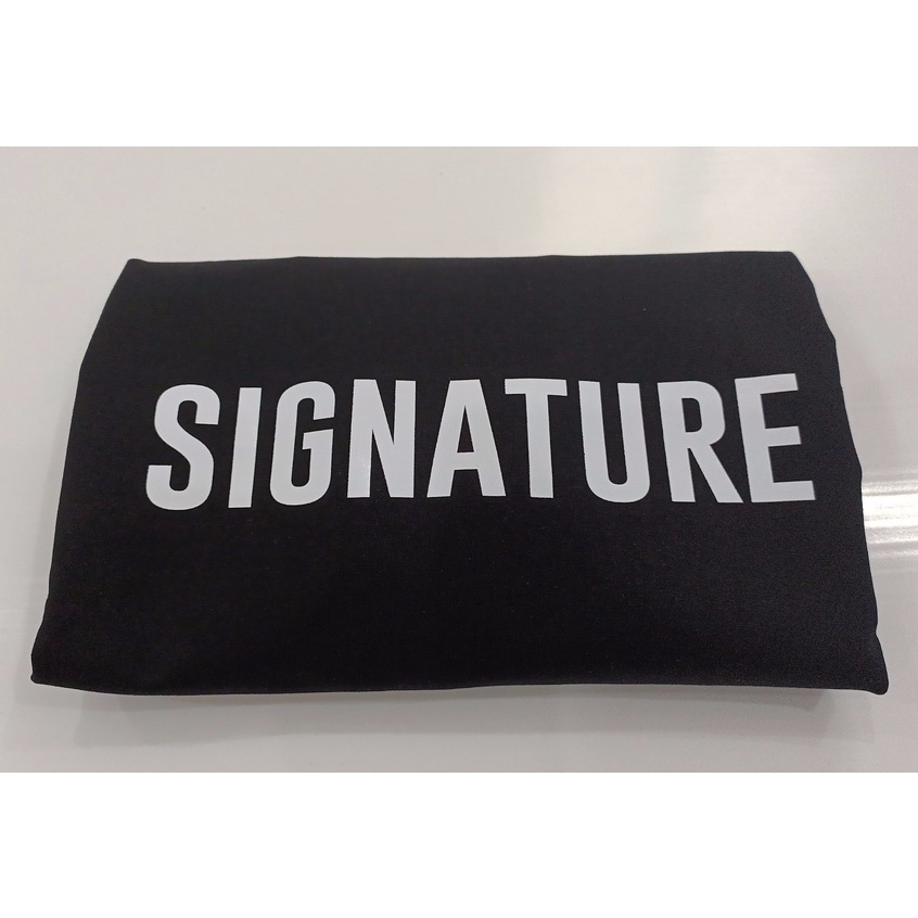 Áo thun Unisex WB Signature Áo thun nam nữ tay lỡ form rộng oversize trắng đen | BigBuy360 - bigbuy360.vn