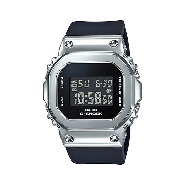 Đồng hồ casio nữ dây nhựa G-SHOCK GM-S5600-1DR chính hãng