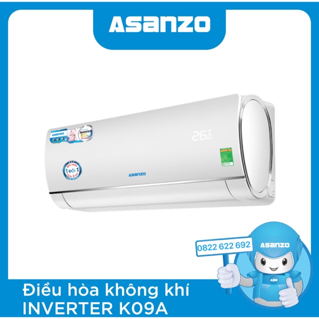 MÁY ĐIỀU HOÀ KHÔNG KHÍ K-09A INVERTER