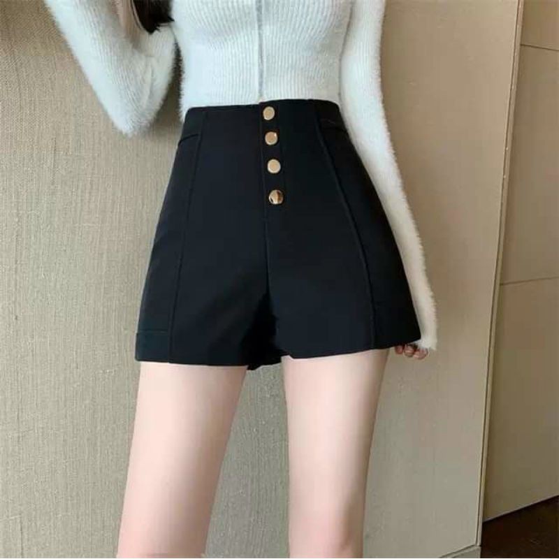 ⚡XẢ KHO⚡Quần Sooc 4 khuy thẳng cạp cao siêu tôn dáng