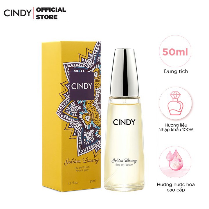 Nước hoa Cindy Golden Luxury 50ml