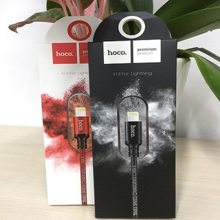 Cáp sạc iphone Hoco X14