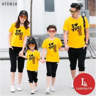 Áo đôi gia đình đẹp ms03