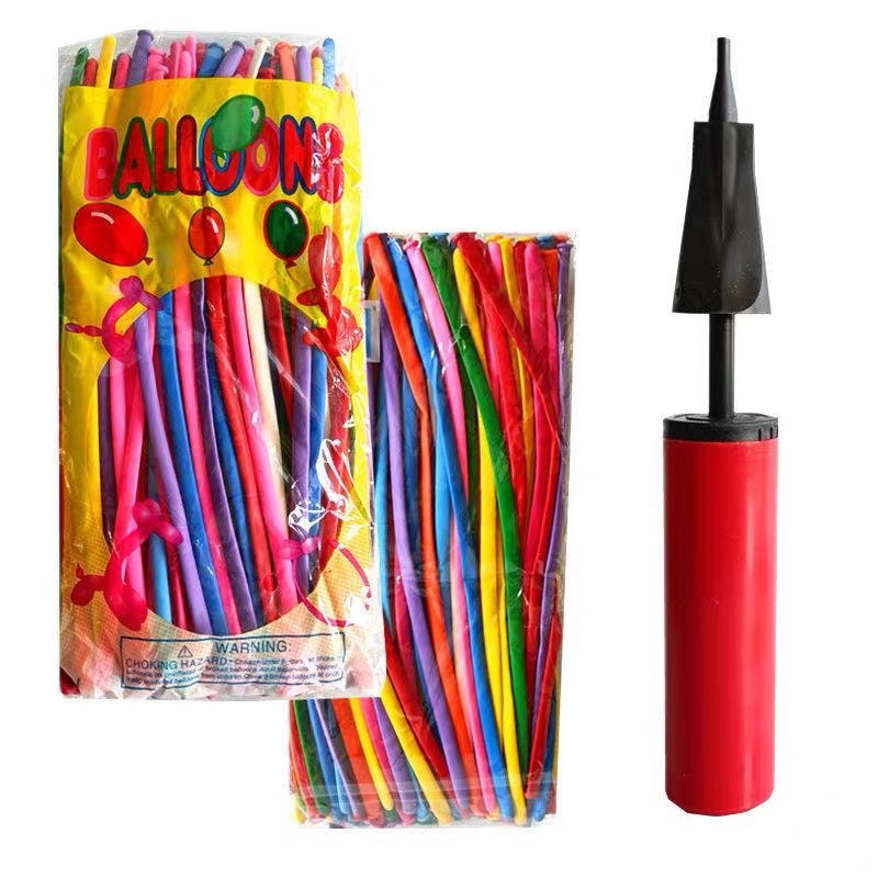 Bóng dài tạo hình trang trí sinh nhật thái lan 260 màu pastel nhiều màu sắc HAPPYKID BDTH