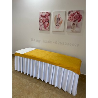 khăn trải giường spa 90.190cm microfiber siêu mềm