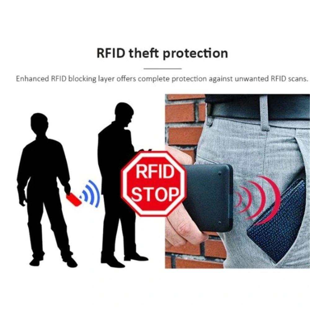 Bebetem Ví Kim Loại Đựng Thẻ RFID Phong Cách Doanh Nhân Cho Nam