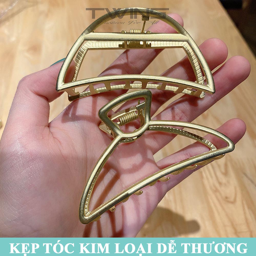 Kẹp tóc kim loại nhiều hình SK112 sang trọng, dễ thương, xinh đẹp phong cách Hàn Quốc làm phụ kiện tóc cho nữ