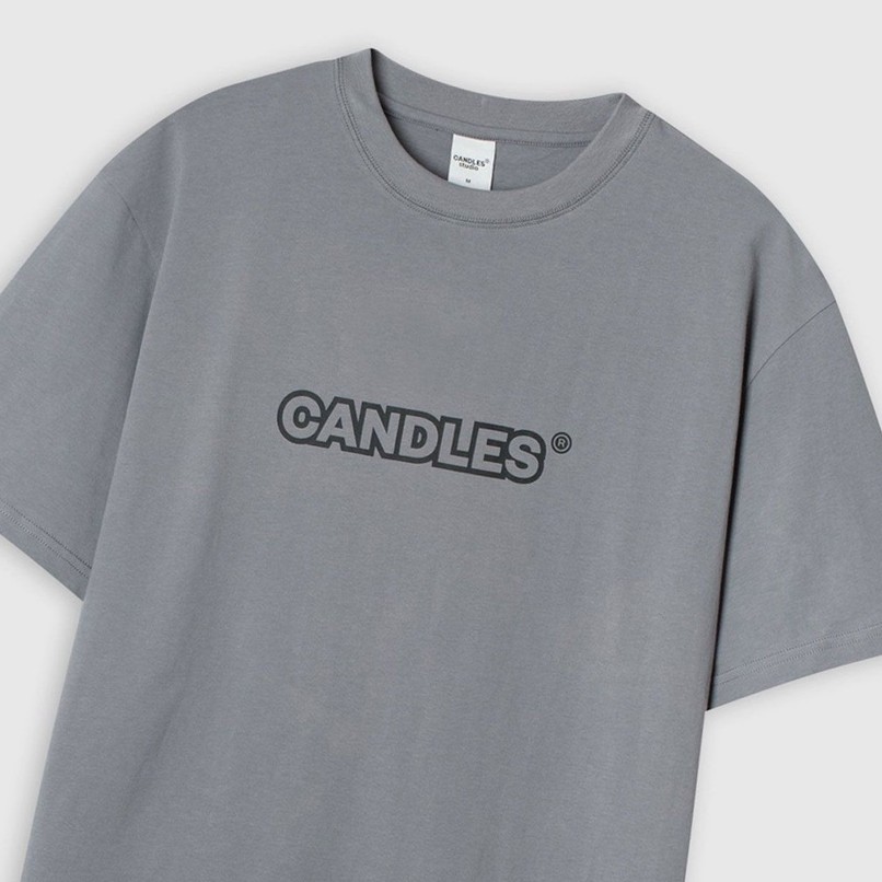 Áo thun Candles Essential xám | BigBuy360 - bigbuy360.vn