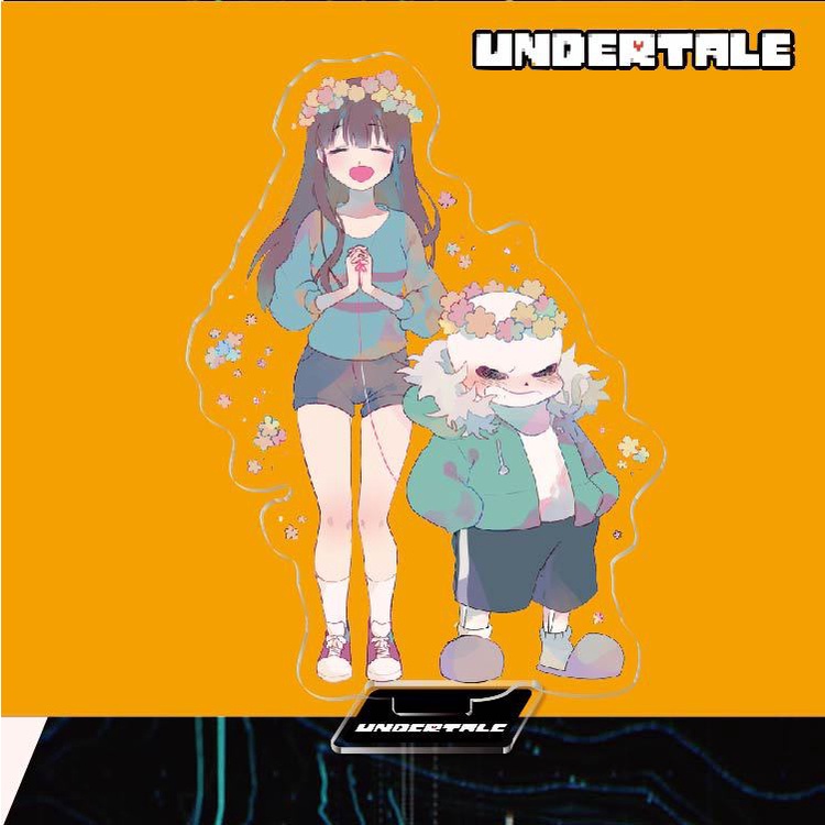 Standee IN HÌNH Undertale tượng acrylic game anime mica chibi trang trí trưng bày