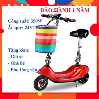 Xe Điện Mini E-Scooter Plus 8 inch - Xe có giảm xóc - BH 1 đổi 1 trong 12 tháng