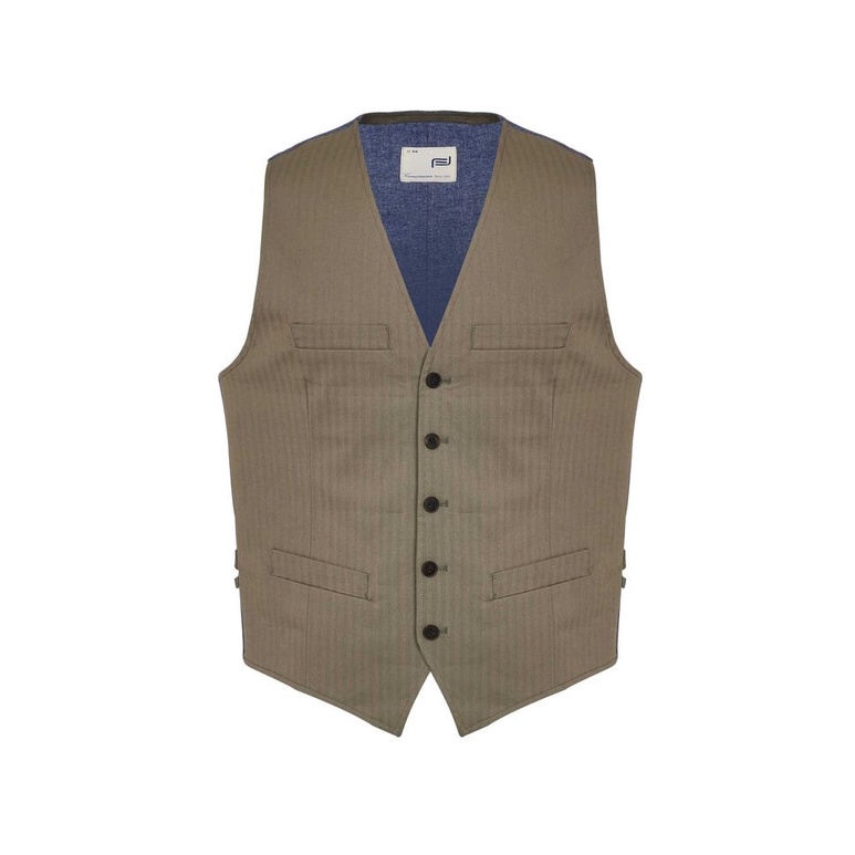 Áo Gile Nam Cao Cấp CAMICISSIMA Lịch Lãm Beige Đậm Chuẩn Ý  - GLBEI4002