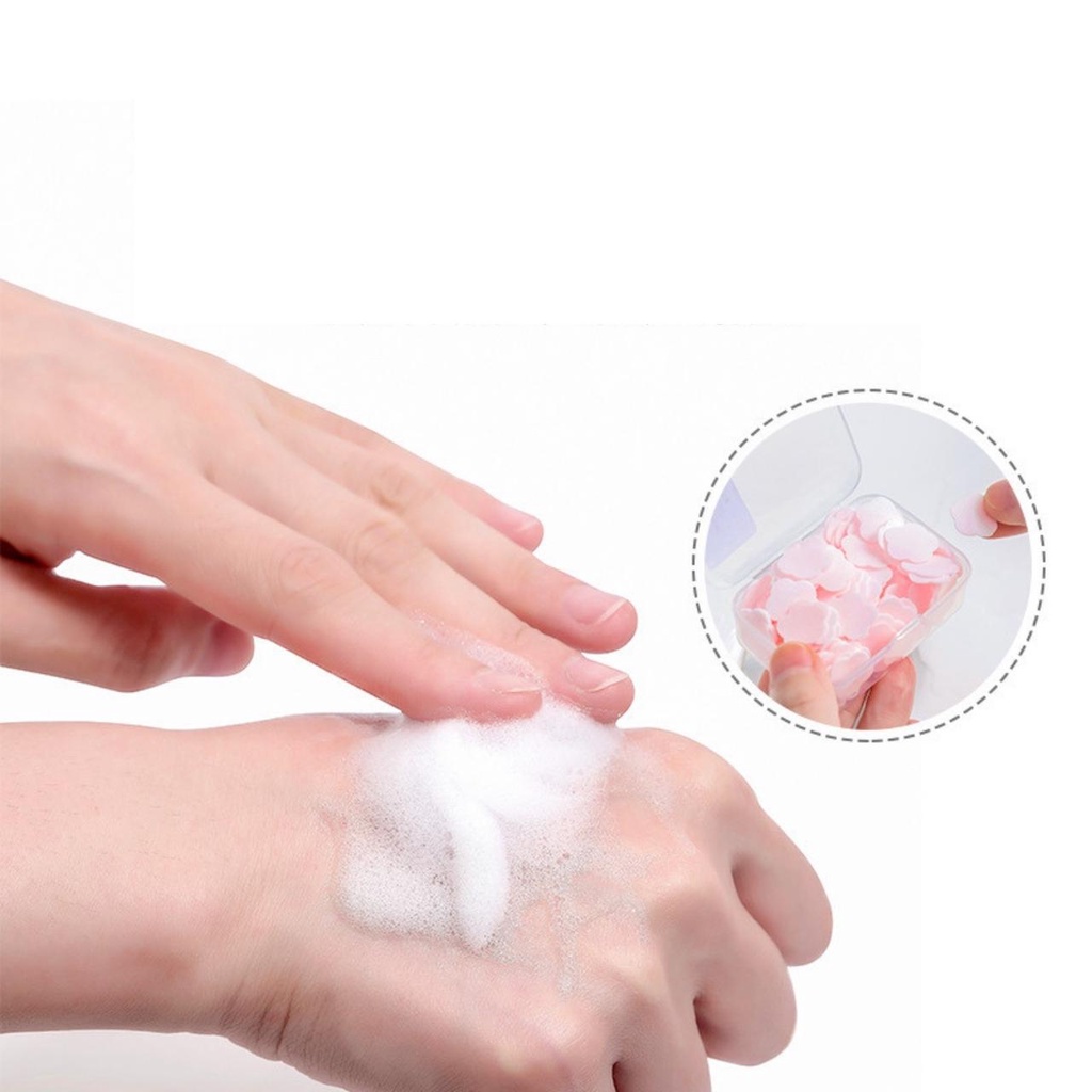 Xà phòng giấy rửa tay thuận tiện khi đi ra ngoài, đi du lịch