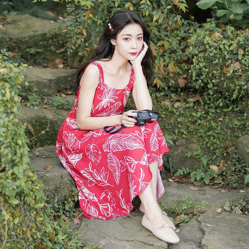 [Mã FATHANG5 giảm 10K đơn 50K] Đầm - váy đỏ đi biển hở lưng | BigBuy360 - bigbuy360.vn