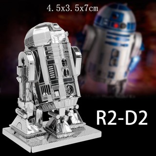 Mô hình lắp ráp kim loại 3d robot star war