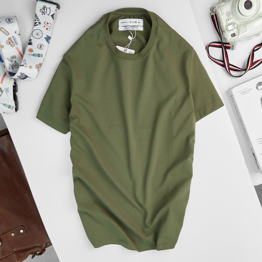 [SALE] Áo thun trơn unisex chất liệu cotton co giãn 4 chiều siêu mềm mịn và thoáng mát 4962