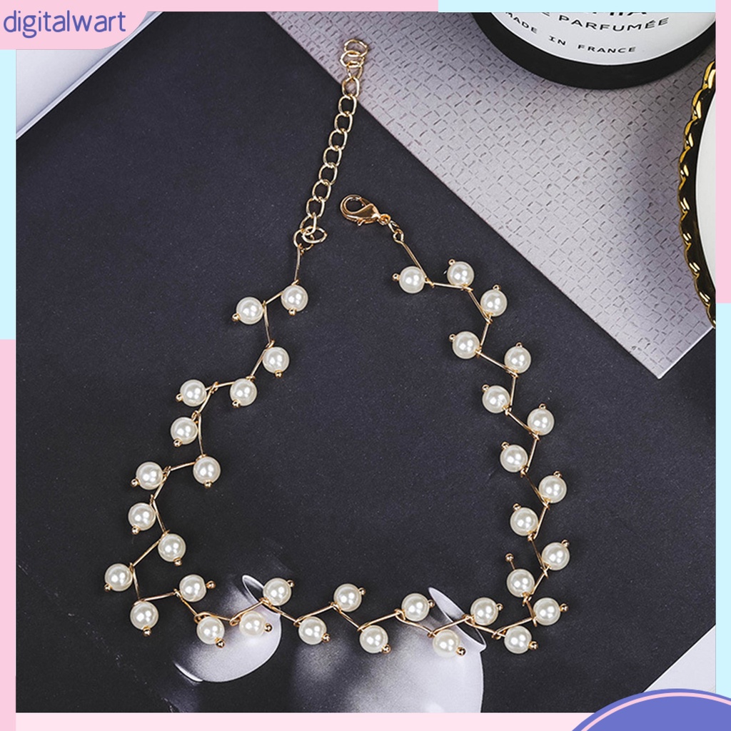 Dg✌❤Vòng Cổ Choker Đính Ngọc Trai Nhân Tạo Thời Trang Dành Cho Nữ