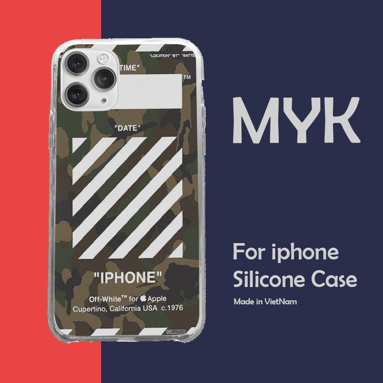 Ốp lưng DATE IPHONE Off-White CAMO 1976 cho Iphone 5 6 7 8 Plus 11 12 Pro Max X Xr OFFPOD00157