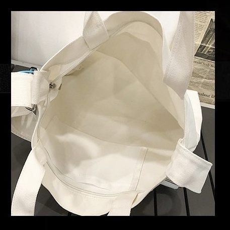 Túi Vải Canvas Đeo Chéo Phong Cách Hàn Quốc Dành Cho Nam