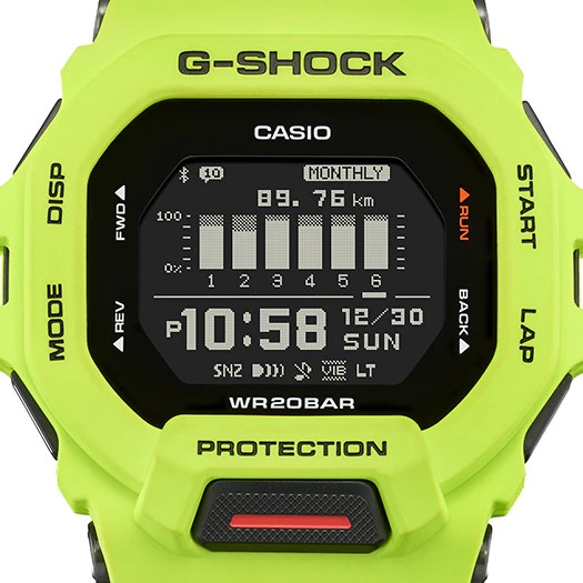 Đồng Hồ Casio Nam Dây Nhựa Chính Hãng GSHOCK GBD-200-9DR