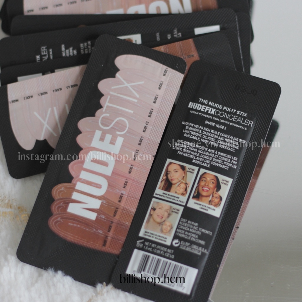 Concealer sample giá RẺ - THE NUDE FIX màu Nude 3, 5