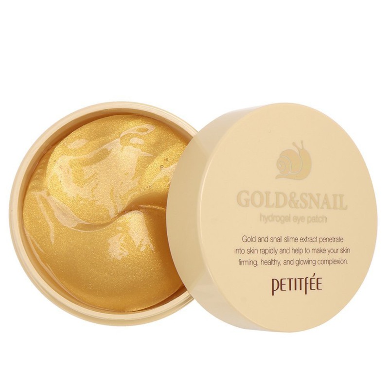 Mặt nạ mắt Petitfee Gold & Snail Hydrogel Eye Patch (60 miếng)