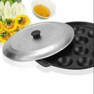 Khuon bánh khọt 12 lỗ chống dính loai dày chống dính