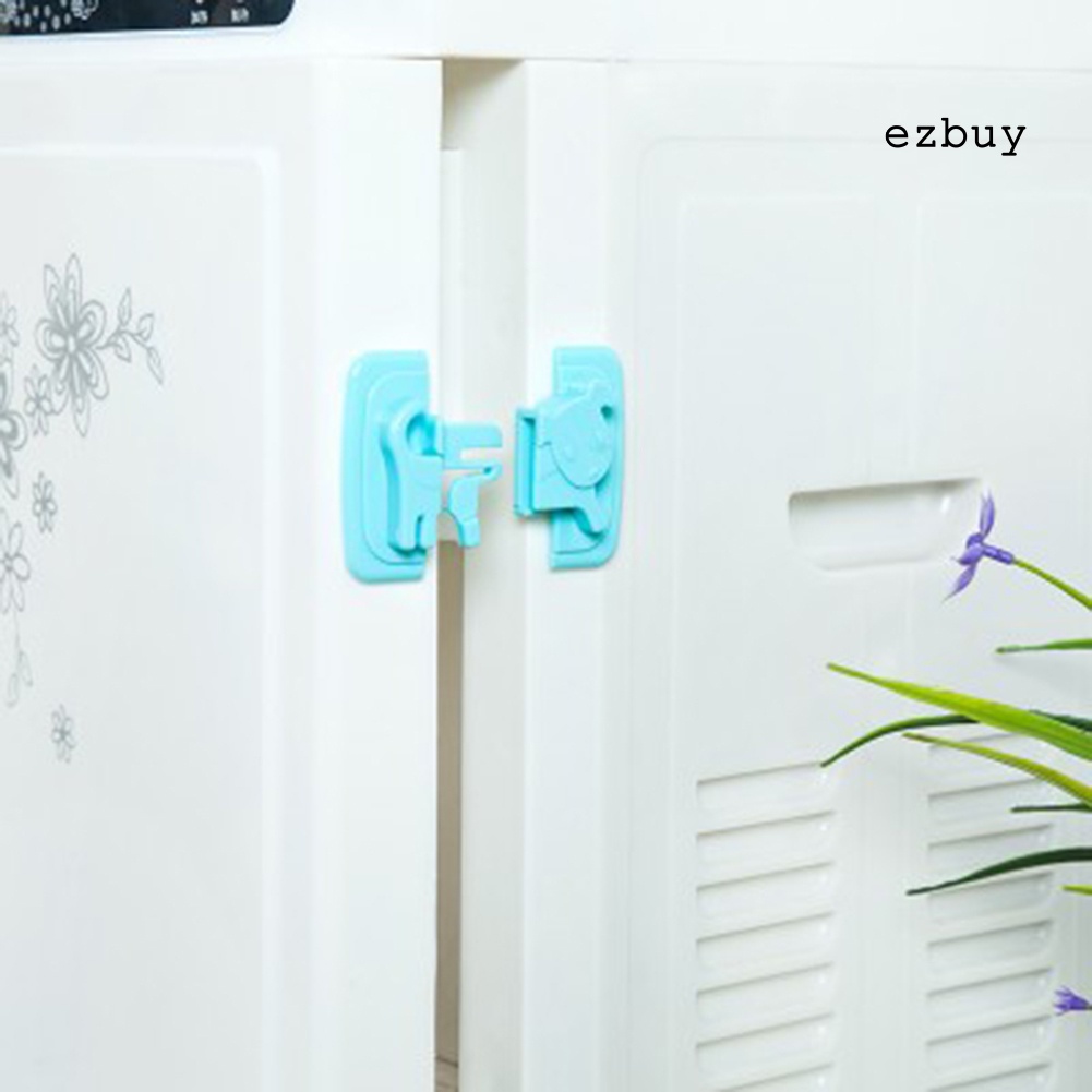 Chốt khóa cửa tủ lạnh/ngăn kéo bảo vệ an toàn cho bé