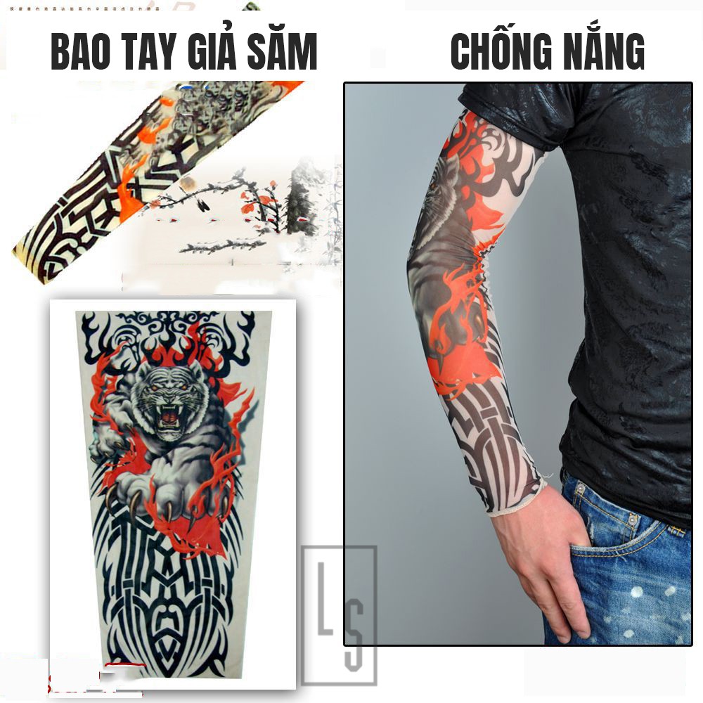 Bao tay giả săm form dài rộng - Ảnh thật