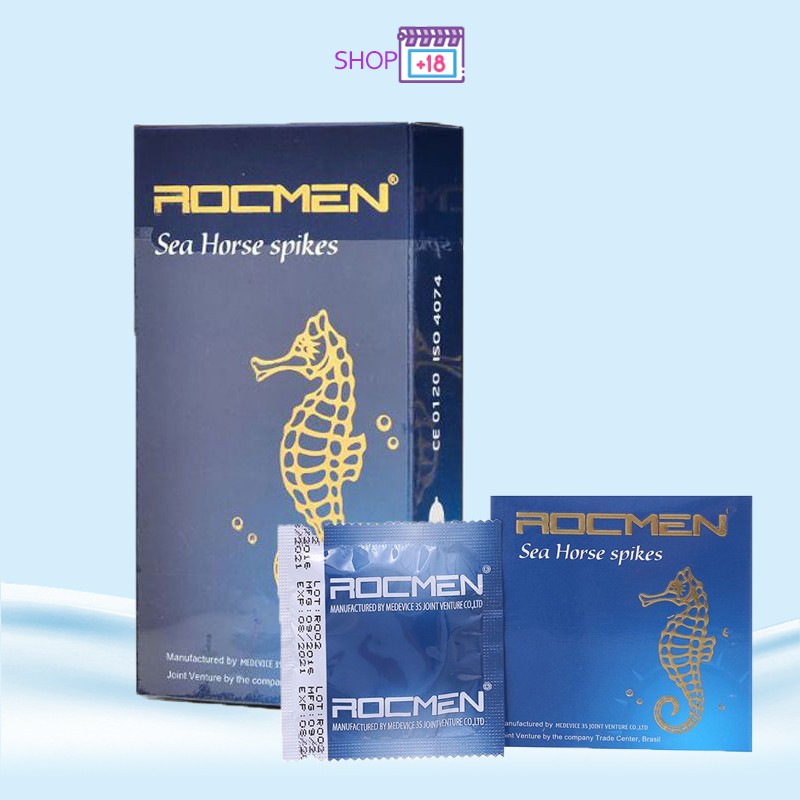 [ Bcs] Bao Cao Su Rocmen Mát Lạnh Gân Gai Kéo Dài Quan