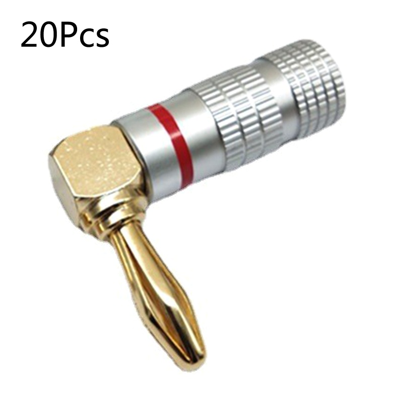 Giắc Cắm Bắp Chuối Mạ Vàng Cho Hệ Thống Khuếch Đại Âm Thanh / Video