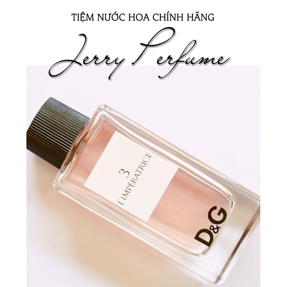 ⚡SALE!!!⚡️Mẫu thử nước hoa Nữ DG 3 2,5,10ml mùa hè tươi mát